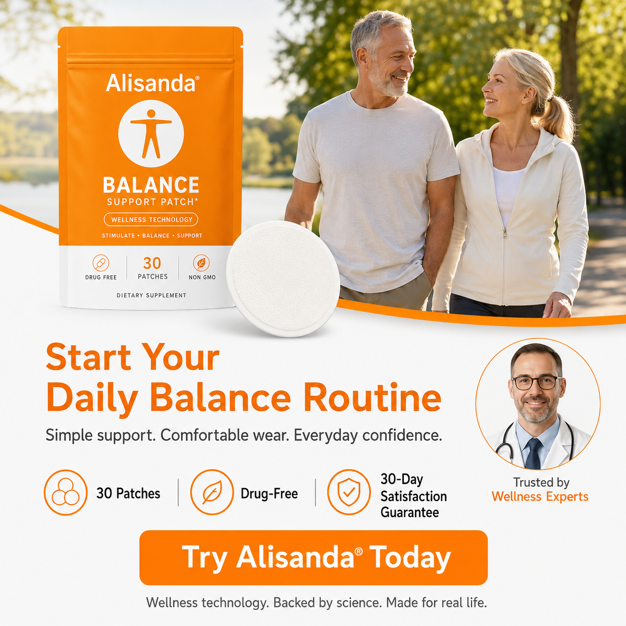 Silvunce® Balance Support Patch