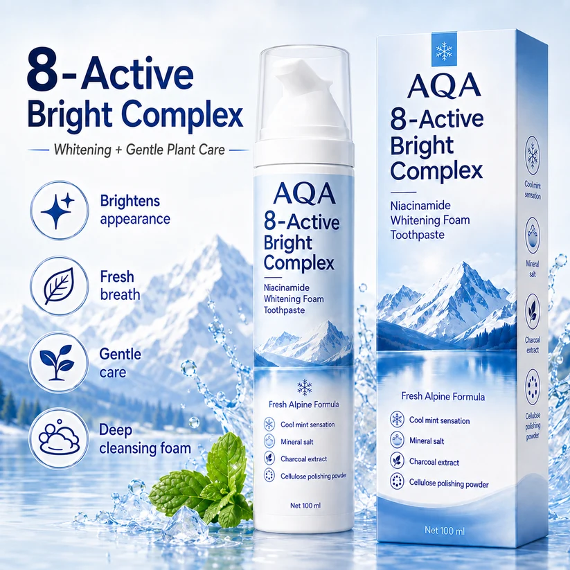 AQA Niacinamide Foaming Toothpaste
