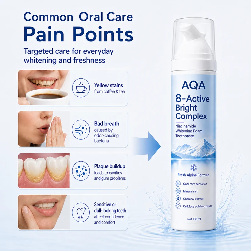 AQA Niacinamide Foaming Toothpaste