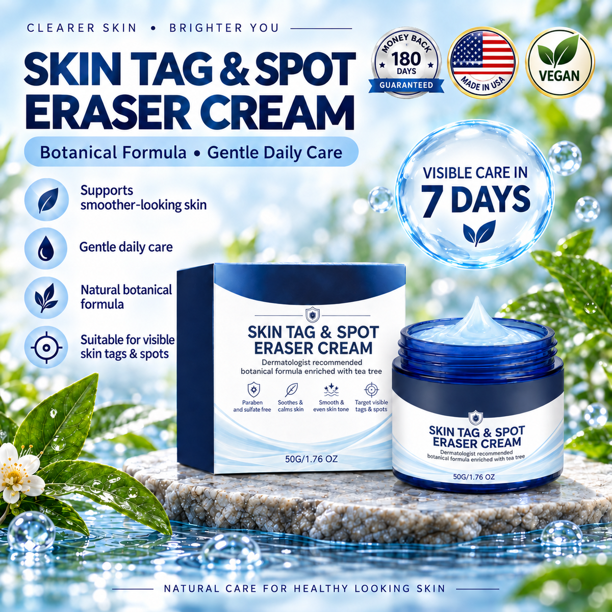7-𝐃𝐚𝐲 𝐒𝐤𝐢𝐧 𝐓𝐚𝐠 & 𝐒𝐩𝐨𝐭 𝐄𝐫𝐚𝐬𝐞𝐫 𝐂𝐫𝐞𝐚𝐦 (Zero Pain, Zero 𝐒𝐜𝐚𝐫𝐬 Formula)