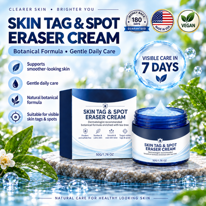 7-𝐃𝐚𝐲 𝐒𝐤𝐢𝐧 𝐓𝐚𝐠 & 𝐒𝐩𝐨𝐭 𝐄𝐫𝐚𝐬𝐞𝐫 𝐂𝐫𝐞𝐚𝐦 (Zero Pain, Zero 𝐒𝐜𝐚𝐫𝐬 Formula)