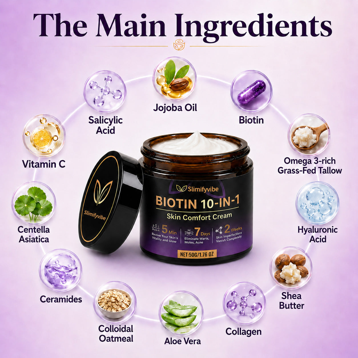 ✨Silvunce® Biotin 10-in-1 Skin Comfort Cream🍀