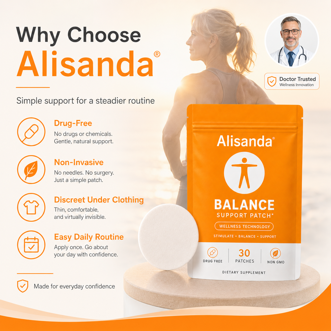 Silvunce® Balance Support Patch