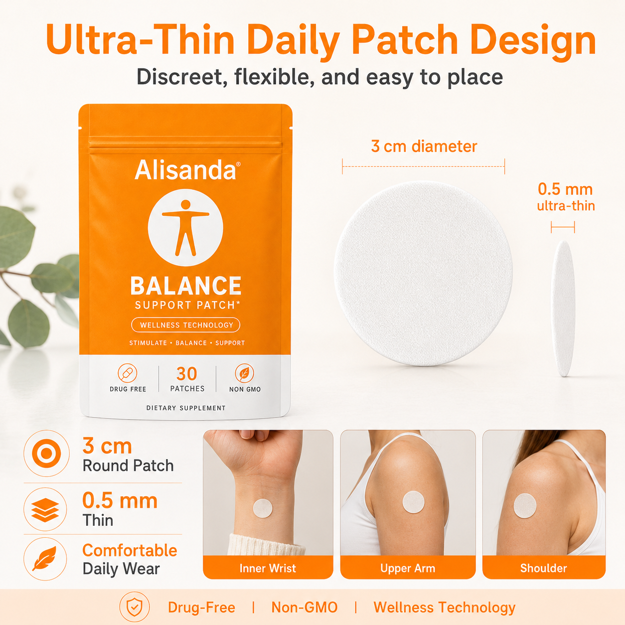 Silvunce® Balance Support Patch