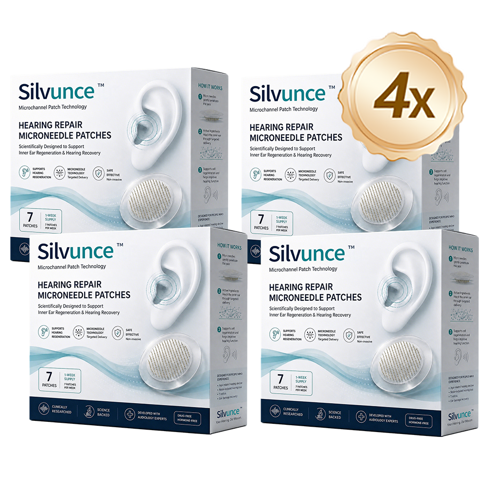 Silvunce™ Hearing Microneedle Patches