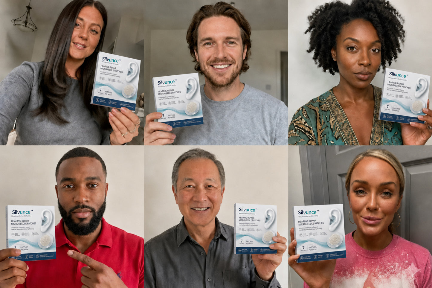 Silvunce™ Hearing Microneedle Patches
