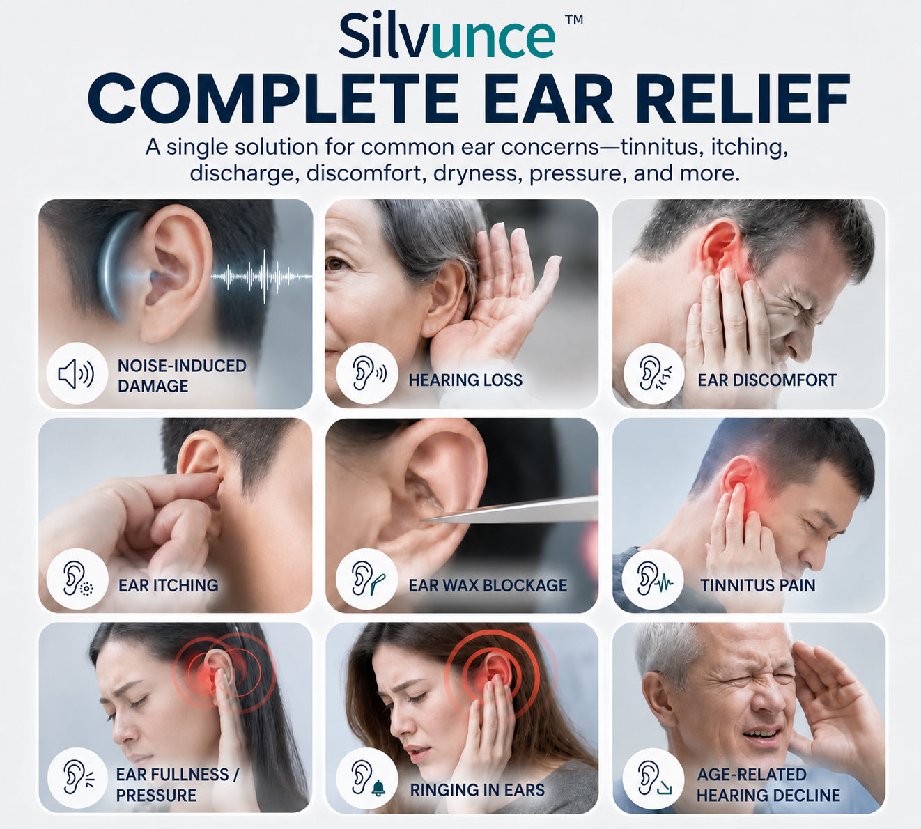 Silvunce™ Hearing Microneedle Patches