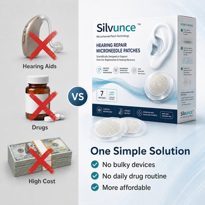 Silvunce™ Hearing Microneedle Patches